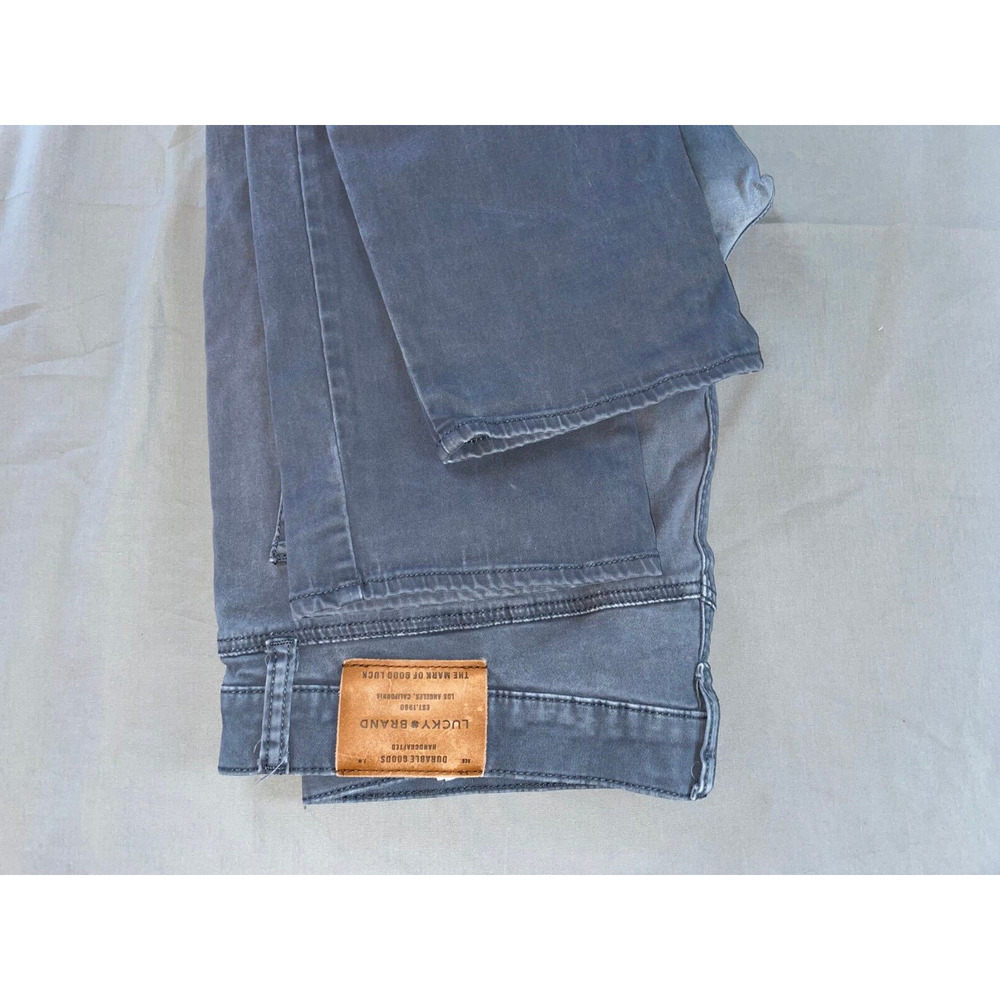 Lucky Brand 121 Slim 5-Pocket Sateen Jean Pants. Washed Gray, Men's 36X33. Read. - Picture 4 of 9